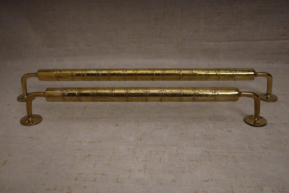 Unlacquered Brass Towel Holder Rail for Bathroom