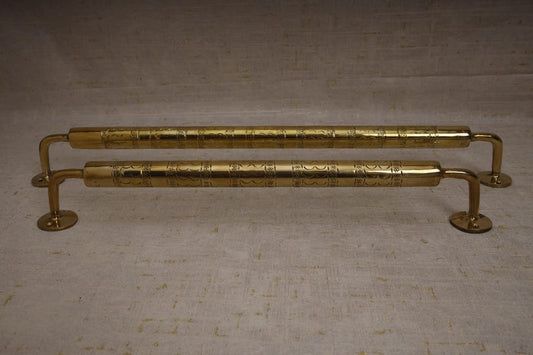 Unlacquered Brass Towel Holder Rail for Bathroom