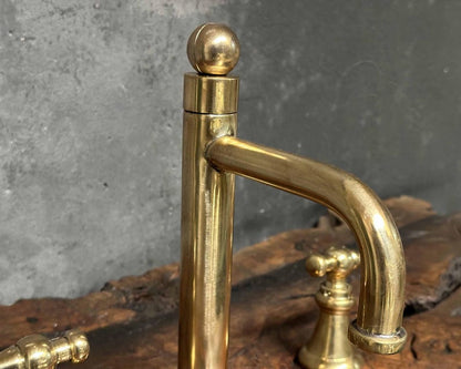 Artisan Widespread Brass Bathroom Faucet