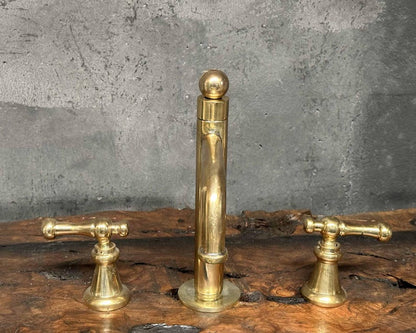 Artisan Widespread Brass Bathroom Faucet