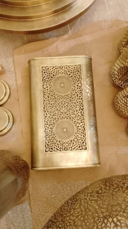 Moroccan Filigree Brass Wall Light