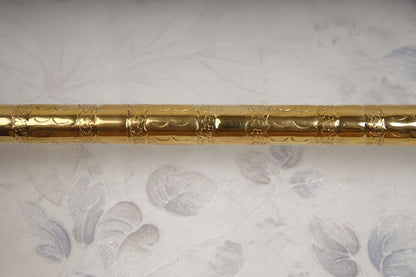 Handcrafted Moroccan Hammered Brass Towel Bar