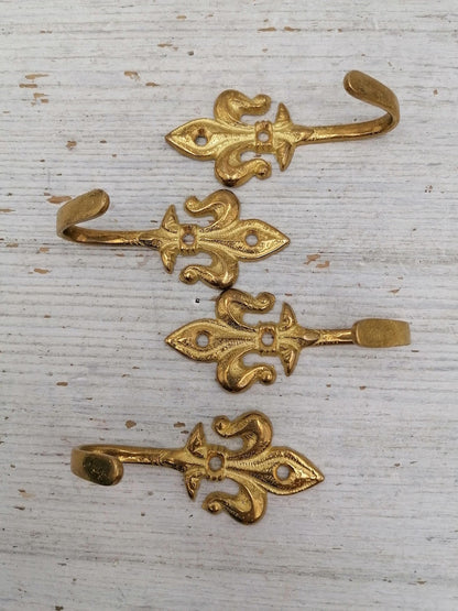 Vintage Solid Brass Wall Hook