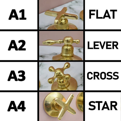 Minimalist Widespread Brass Bathroom Faucet