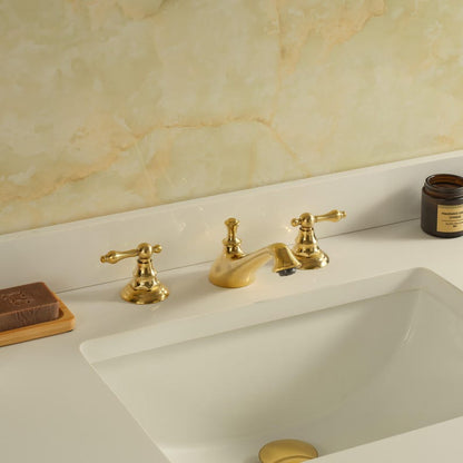 Artisan Brass Widespread Bathroom Faucet