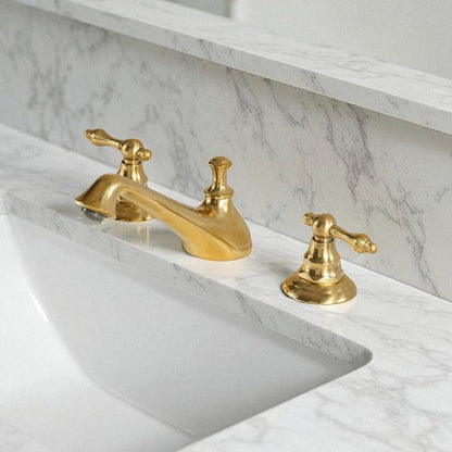 Artisan Brass Widespread Bathroom Faucet