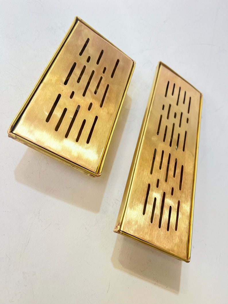 Unlacquered Brass Rectangular Shower Drain Cover