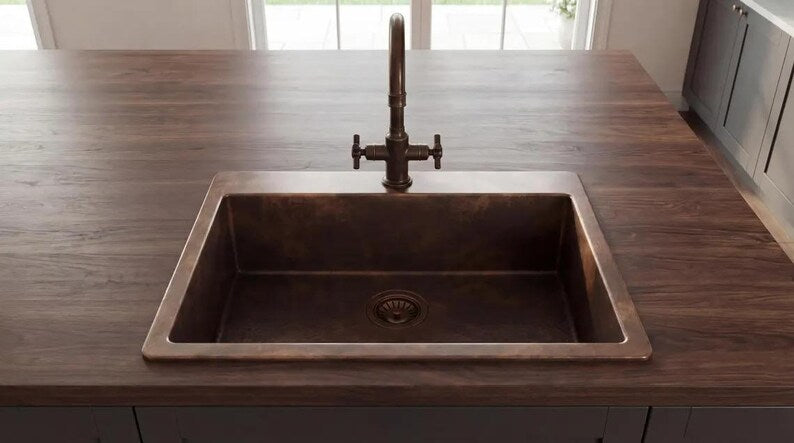 Premium Handmade Copper Kitchen Sink