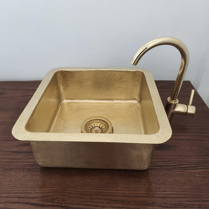 Moroccan Brass Kitchen & Bar Sink