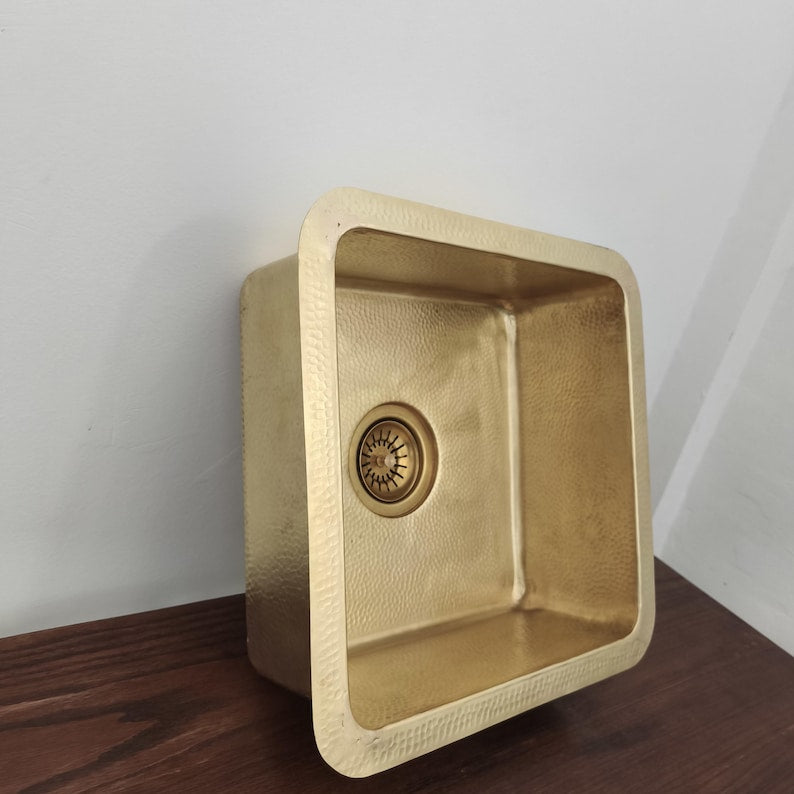 Moroccan Brass Kitchen & Bar Sink