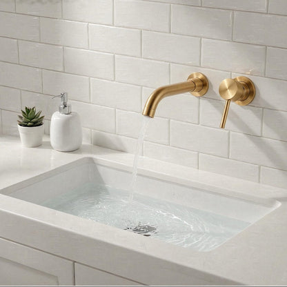 Artisanal Brass Wall-Mount Faucet Collection