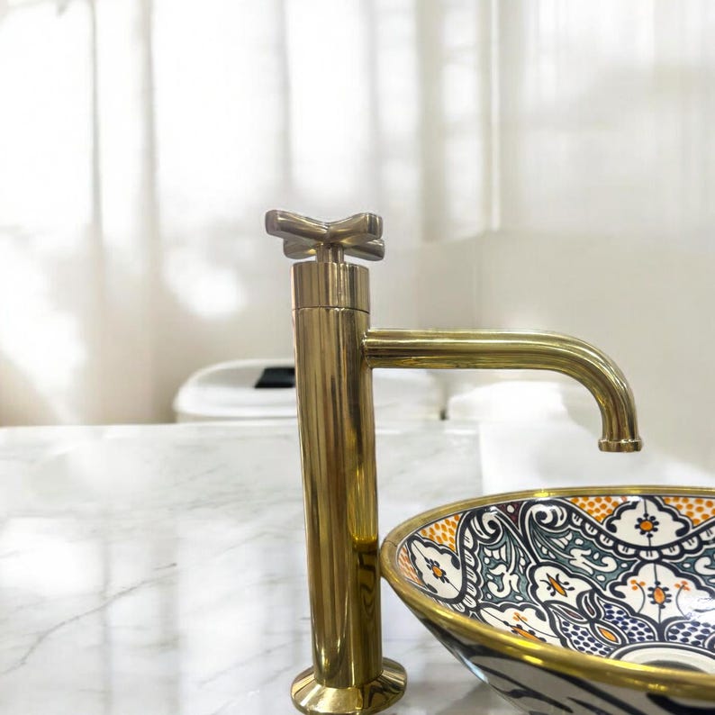 Polished Brass Faucet