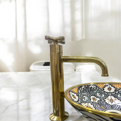 Polished Brass Faucet