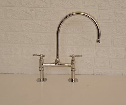 Polished Nickel Bridge Faucet