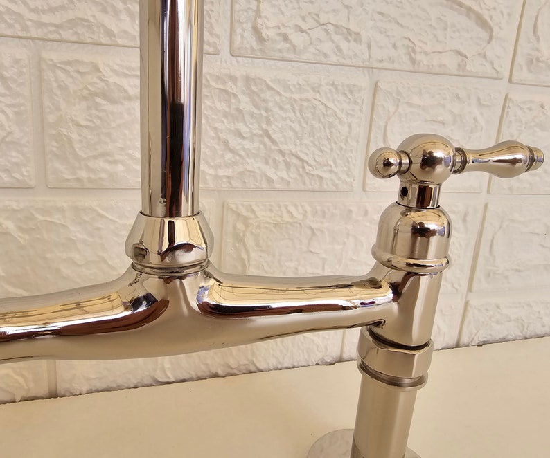 Polished Nickel Bridge Faucet