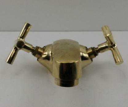 Solid Brass Double Handle Bathroom Faucet