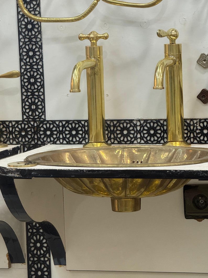 Polished Brass Faucet