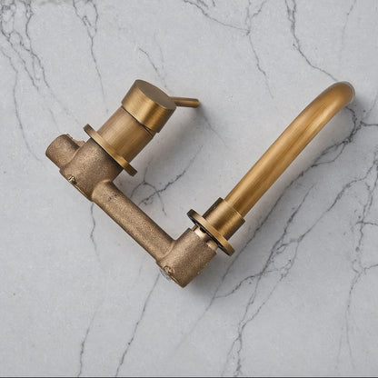 Artisanal Brass Wall-Mount Faucet Collection