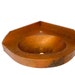 Hand-Hammered Copper Corner wall Sink