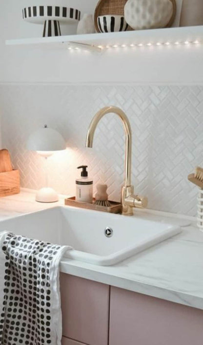 Pull-Down Brass Kitchen Faucet
