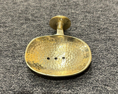 Hand-Hammered Brass Soap Dish