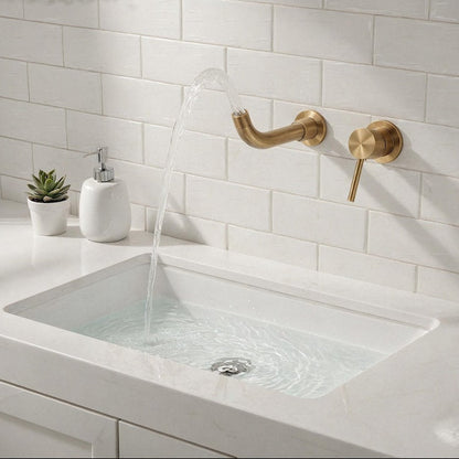 Artisanal Brass Wall-Mount Faucet Collection