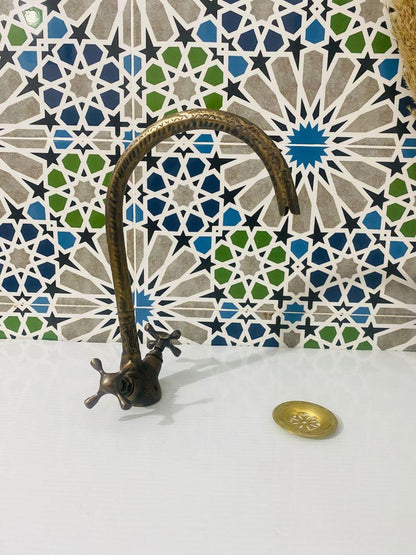 Antique Brass Moroccan Faucet