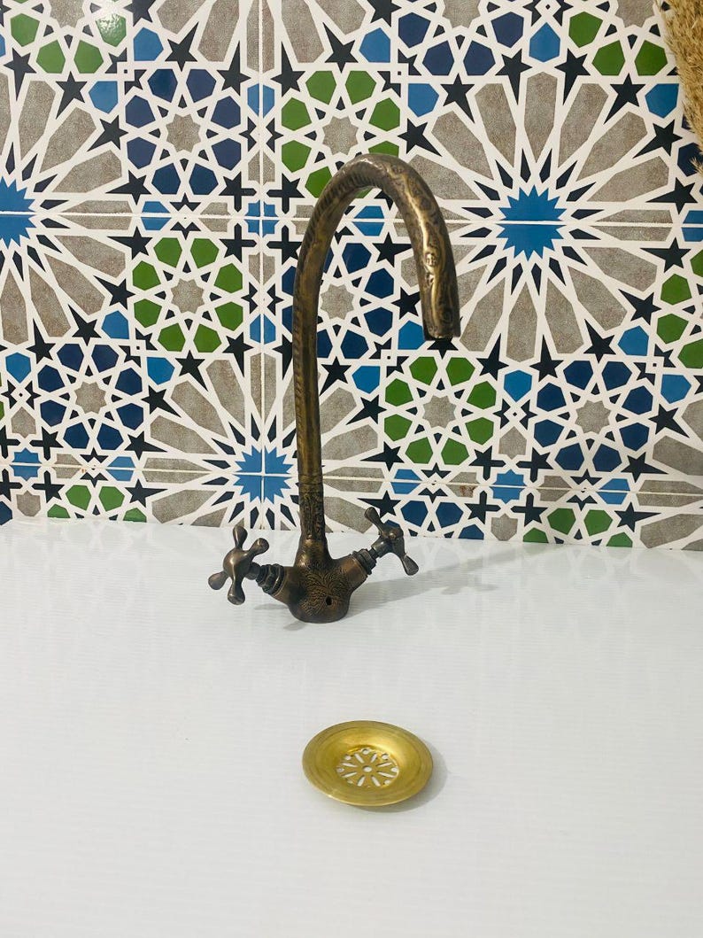 Antique Brass Moroccan Faucet