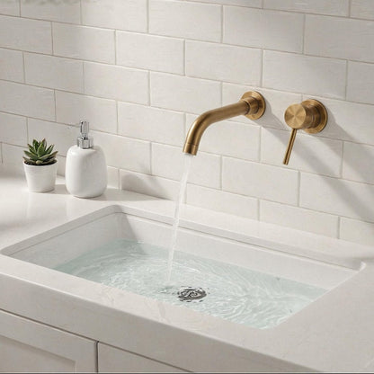 Artisanal Brass Wall-Mount Faucet Collection