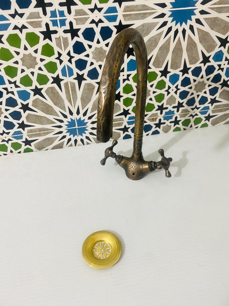 Antique Brass Moroccan Faucet