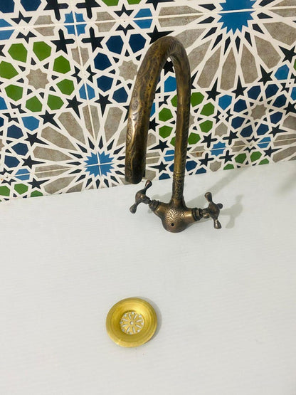 Antique Brass Moroccan Faucet