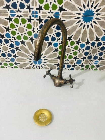 Antique Brass Moroccan Faucet