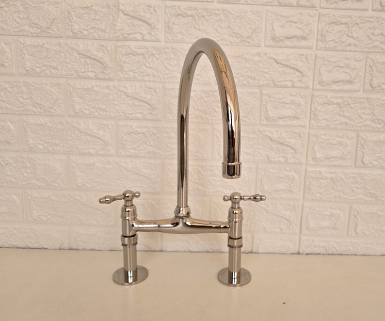 Polished Nickel Bridge Faucet