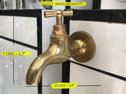 Solid Brass Wall Mount Faucet