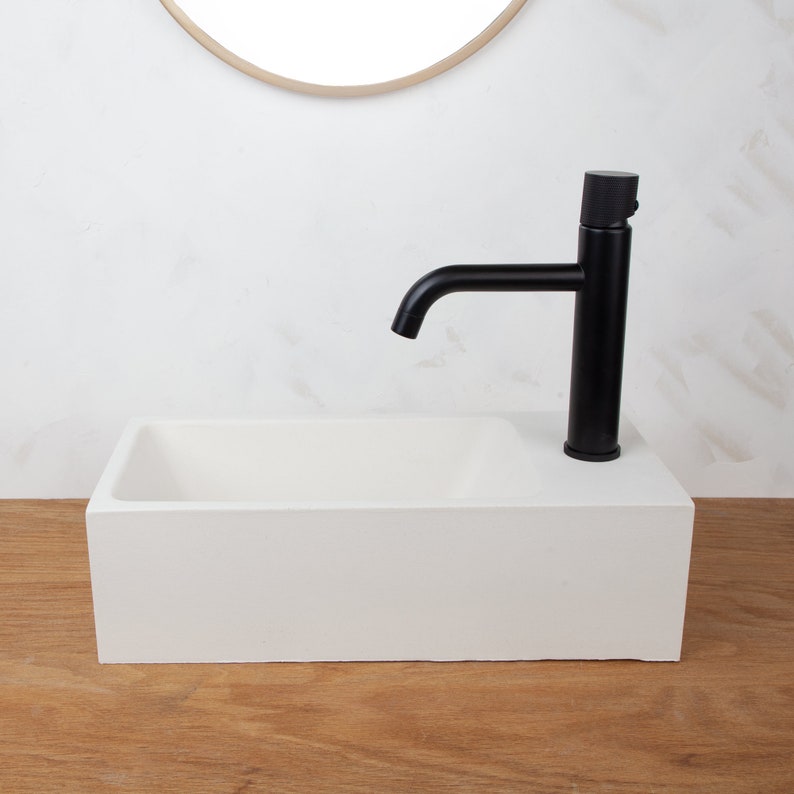 Modern Knurled Brass Single-Handle Faucet