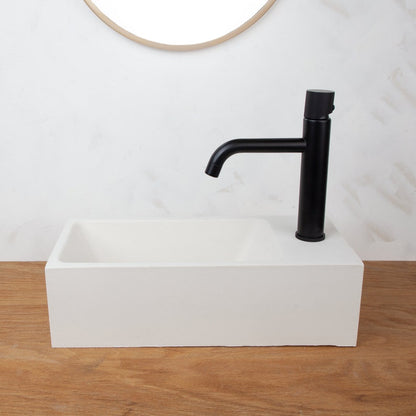 Modern Knurled Brass Single-Handle Faucet