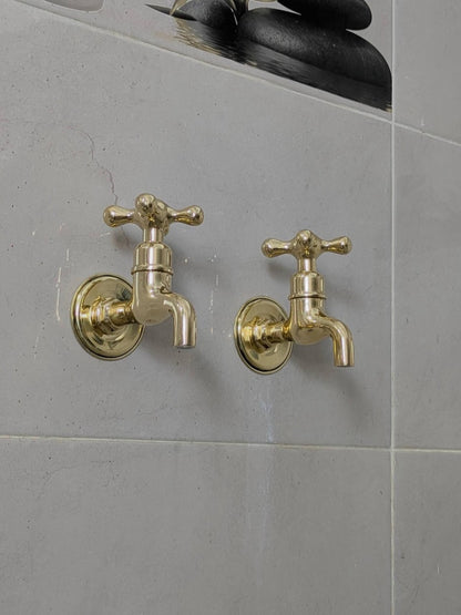 Polished Brass Wall Tap