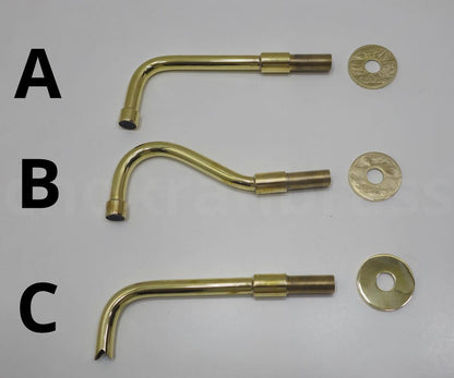 Solid Brass Wall-Mount Waterfall Spout