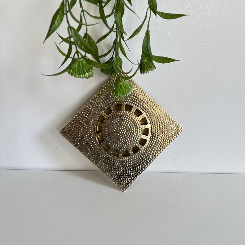 Solid Brass Square Floor Drain Cover – Modern Minimal Bathroom