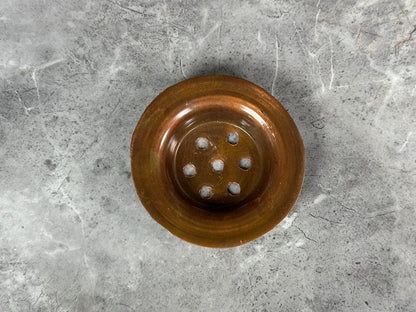 Rustic Oxidized Copper Vessel Sink