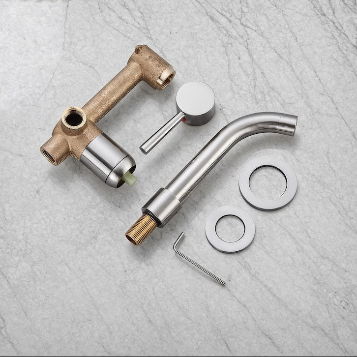 Artisanal Brass Wall-Mount Faucet Collection
