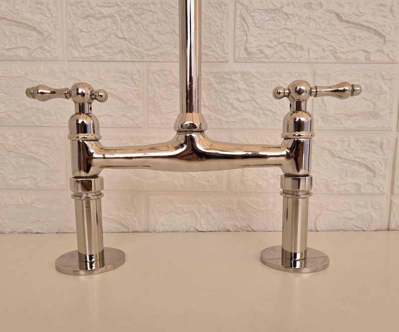 Polished Nickel Bridge Faucet