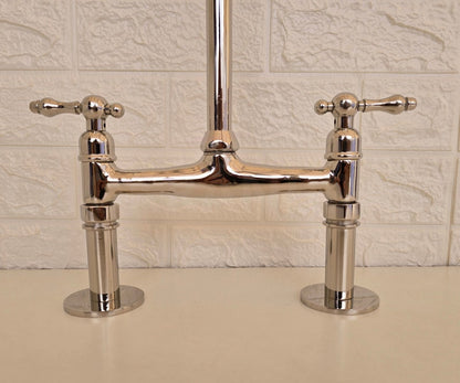 Polished Nickel Bridge Faucet