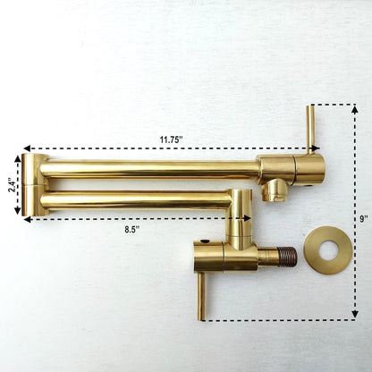Modern Brass Pot Filler Faucet