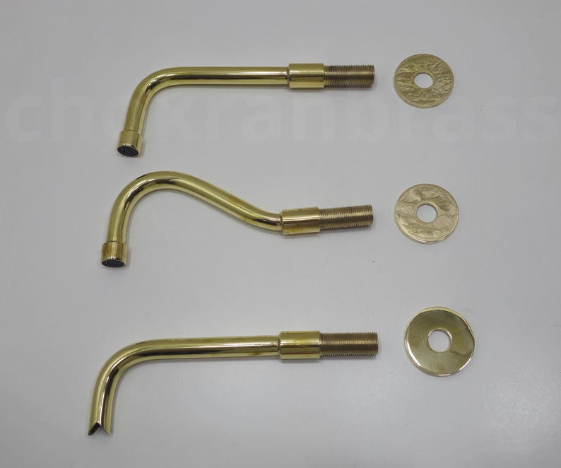 Solid Brass Wall-Mount Waterfall Spout