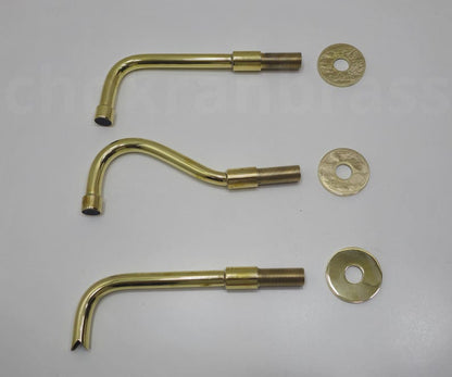 Solid Brass Wall-Mount Waterfall Spout