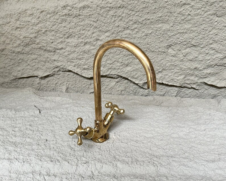 Vintage Solid Brass Faucet