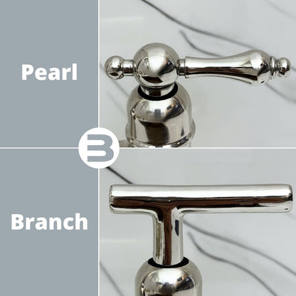 Polished Nickel Bridge Kitchen Faucet with Side Sprayer