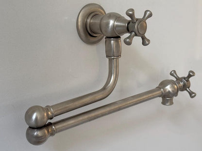 Brushed Nickel Wall Mount Pot Filler