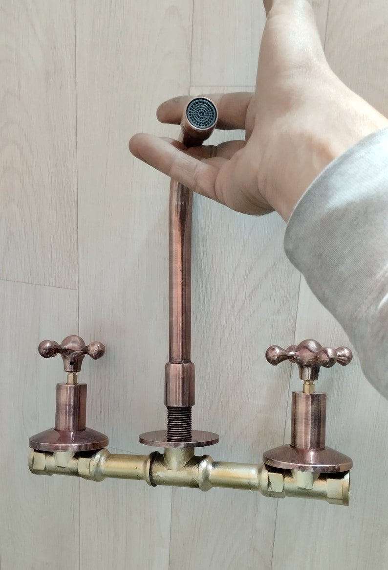 High-Neck Moroccan Bridge Faucet